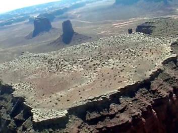 Approaching Monument valley